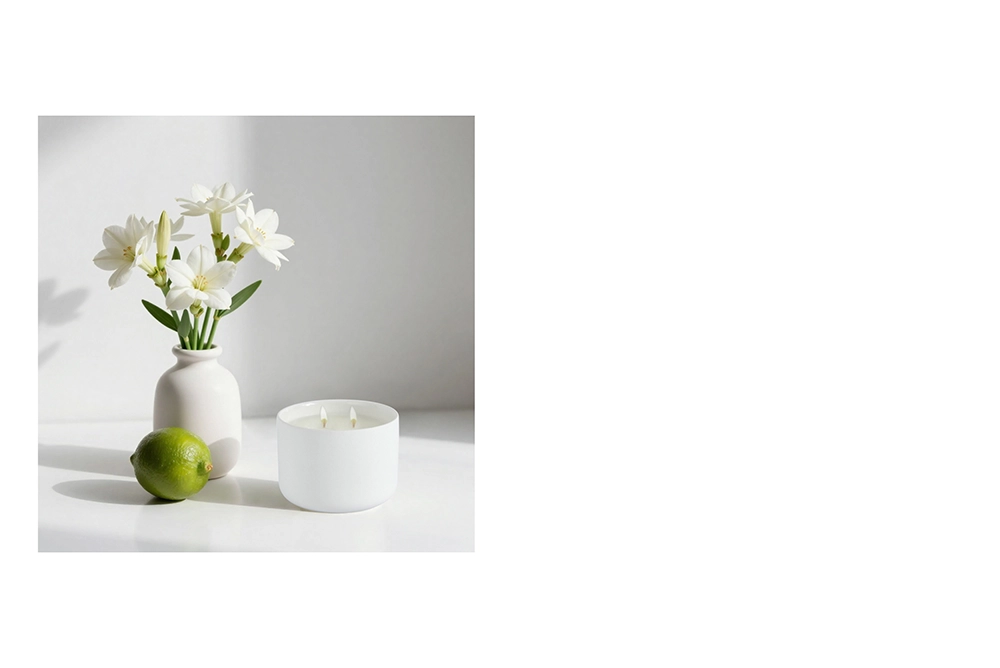Spring aromatherapy with Lime & Neroli natural home fragrance